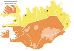 Veðurviðvörun - skóla lokið um hádegi