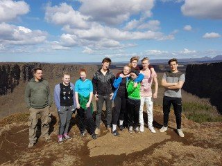 Vettvangsferð unglingadeildar í­ Þjóðgarðinn 15. maí­