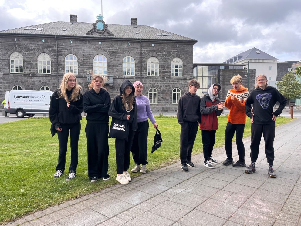 Skólaferðalag unglingadeildar