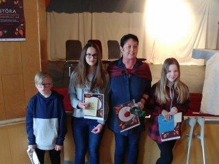 Stóra upplestrarkeppnin í­ dag, fimmtudaginn 8. mars