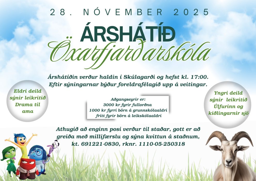 Undirbúningur árshátíðar