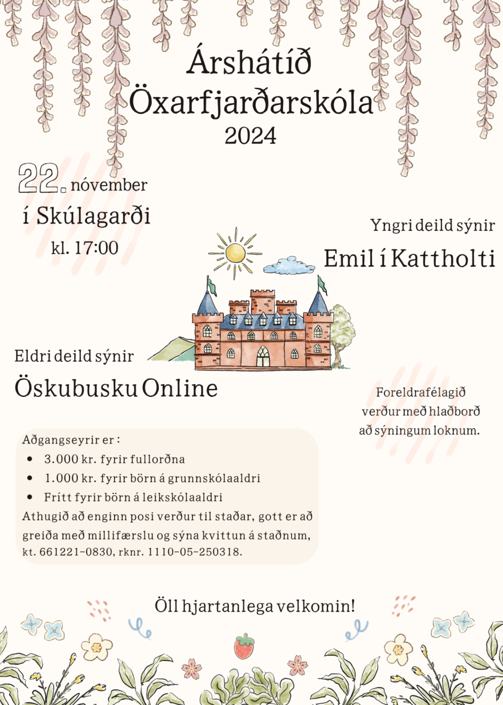 Árshátíðarundirbúningur