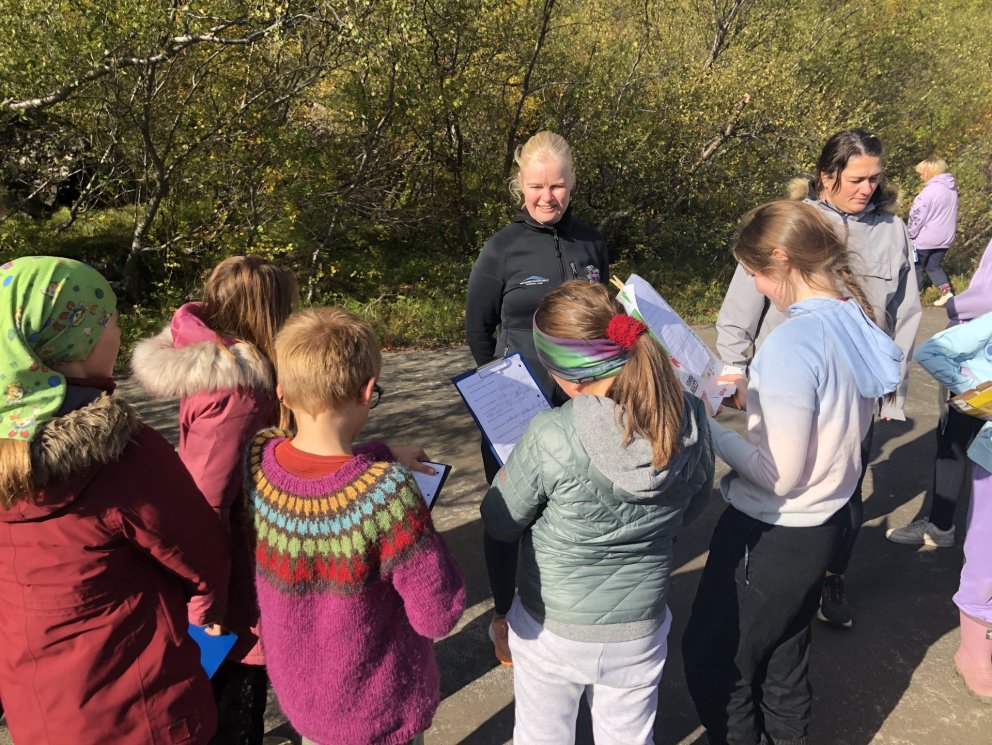 Útikennsla í Ásbyrgi