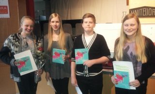 Þátttakendur Öxarfjarðarskóla í­ keppninni