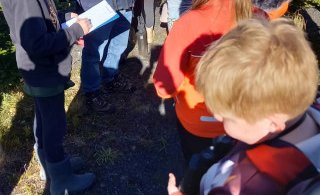 Pedro fræðir nemendur