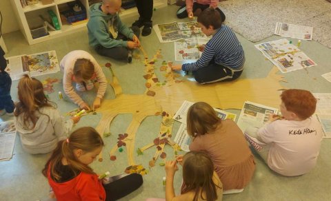 Árstíðarþema í yngri deild