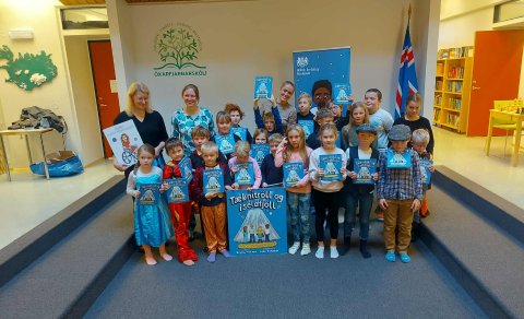 Góðar heimsóknir í skólann í dag