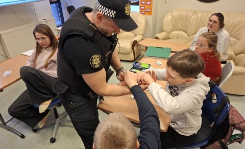 Samfélagslögreglan í heimsókn