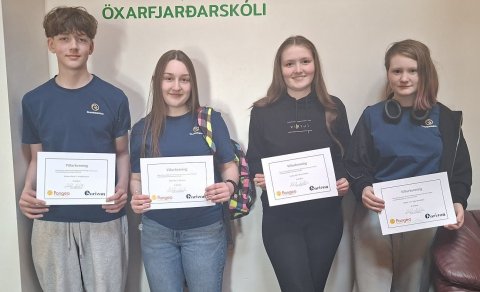 Fjórir nemendur úr Öxarfjarðarskóla áfram í Pangea