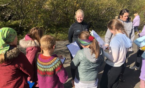 Útikennsla í Ásbyrgi